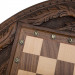 Стол ломберный шахматный Haleyan Круг Света kh403 с фигурками в комплекте 75_75