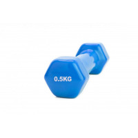 Гантель обрезиненная 0,5кг Bradex SF 0270 синий