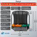 Батут 2,44м Scholle Space Twin 8FT Space GO8FT Green\Orange 75_75