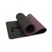 Коврик для йоги 10 мм двухслойный TPE черно-фиолетовый Original Fit.Tools FT-YGM10-TPE-BPP 75_75