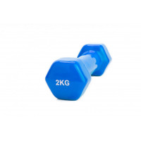 Гантель обрезиненная 2кг Bradex SF 0162 синий