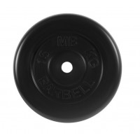 Диск обрезиненный d26мм MB Barbell MB-PltB26-15 15кг черный