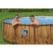 Каркасный бассейн 427х107см, фильтр-насос, лестница, тент Bestway Splashview Pool 561JM 75_75