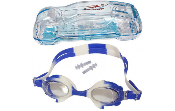 Очки для плавания Sportex детские (сине-белый) B31570 600_380