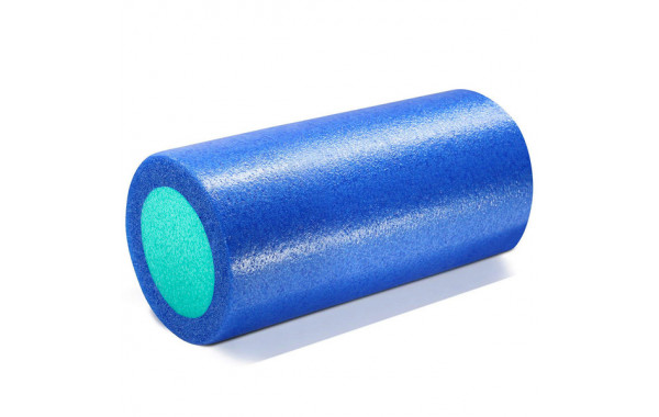 Ролик для йоги Sportex полнотелый 2-х цветный (синий/желтый) 90х15см PEF90-17 600_380