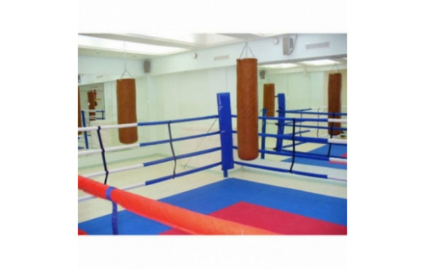 Ринг боксерский на растяжках Atlet 5х5 м, боевая зона 4х4 м, монтажная площадка 8х8 м IMP-A428 600_380