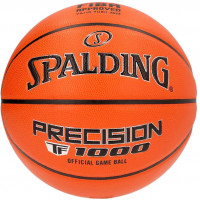 Мяч баскетбольный Spalding TF-1000 Precision 77526z, р.7, FIBA Appr, zK-композит, нейл.корд, кор-чер-серебр