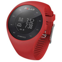 Пульсометр для бега Polar M200 с красным ремешком 90061217 размер M/L, красный