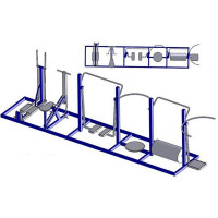 Уличный тренажерный комплекс Hercules УТК-004