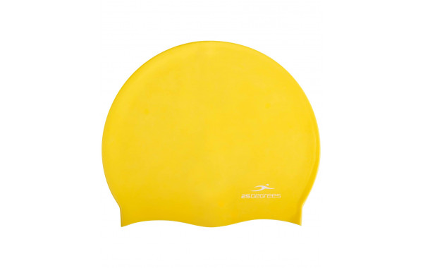 Шапочка для плавания 25DEGREES Nuance Yellow, силикон, подростковый 600_380