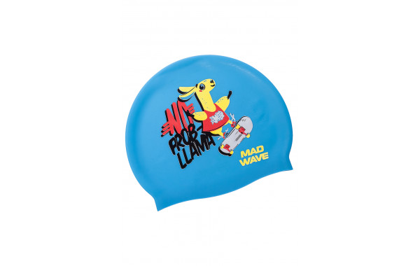 Юниорская силиконовая шапочка Mad Wave LLAMA M0579 10 0 08W 600_380