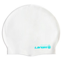 Шапочка плавательная Larsen MC43 белый