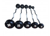 Набор изогнутых обрезиненных штанг AeroFit 10-30 кг - 5 шт AFB145-C/10-30KG