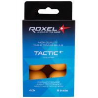 Мячи для настольного тенниса Roxel 1* Tactic, 6 шт, оранжевый