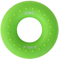 Эспандер кистевой круглый с рельефом 20кг Start Up NT34036 зелёный