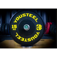 Диск 15кг YouSteel Training PRO черный