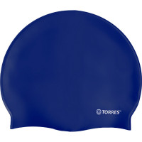 Шапочка для плавания Torres No Wrinkle, силикон SW-12203BL синий