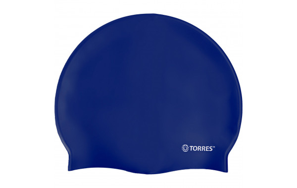 Шапочка для плавания Torres No Wrinkle, силикон SW-12203BL синий 600_380