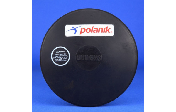 Диск тренировочный, из твердой резины 2 кг Polanik HRD-2 600_380