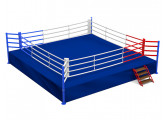 Ринг боксерский на подиуме Glav размер 5х5х1 м, боевая зона 4х4 м 5.300-2