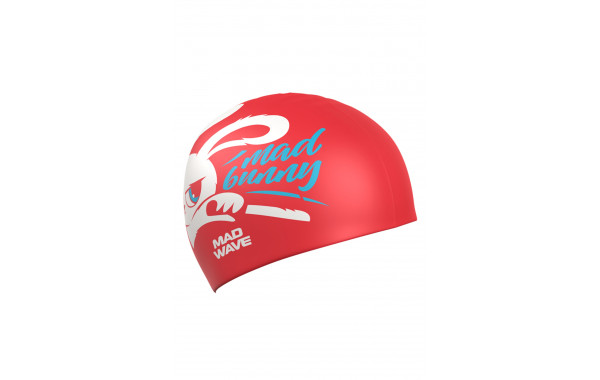 Юниорская силиконовая шапочка Mad Wave Bunny M0574 15 0 00W Красный 600_380