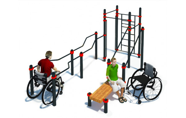 Комплекс для инвалидов-колясочников Traning W-7.03 Hercules 5196 600_380