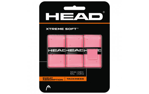 Овергрип Head Xtreme Soft 3 шт 285104-PK розовый 600_380
