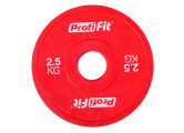 Диск обрезиненный цветной d51мм, 2,5кг Profi-Fit