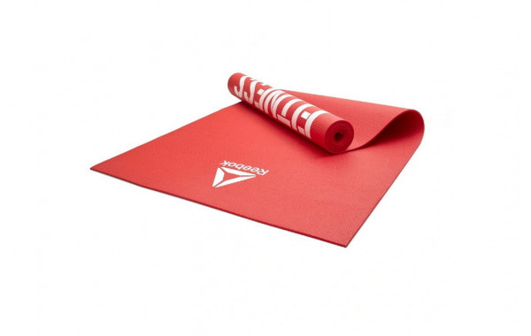 Тренировочный коврик (мат) для фитнеса тонкий 173x61x0,4 Reebok Love RAMT-11024RDL красный 600_380