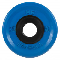 Диск олимпийский d51мм евро-классик MB Barbell MB-PltCE-2,5 2,5 кг синий