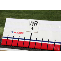 Маркер мировой рекорд для указателя расстояний Polanik на ремне велкро, 20х20 см 929-WR16-TRM