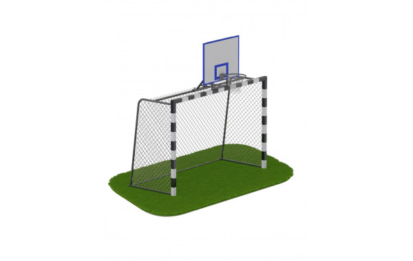 Ворота для минифутбола + стойка для баскетбола ARMS ARMS080.1 600_380