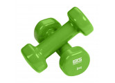 Гантели для аэробики виниловые 3кг, пара Bronze Gym BG-FA-VD3 зеленый