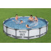 Каркасный бассейн круглый 427х84см+фильтр-насос Bestway Steel Pro Max 56595 75_75