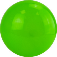 Мяч для художественной гимнастики однотонный, d19 см, ПВХ AGP-19-05 зеленый