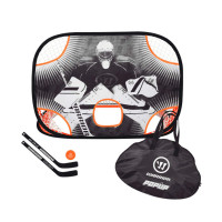 Набор для мини хоккея Warrior Mini PopUpNet Kit, мяч, 2 клюшки, ворота, чехол