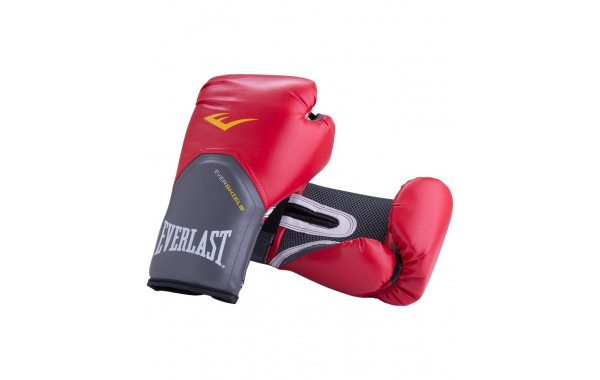 Перчатки боксерские Everlast Pro Style Elite 2110E, 10oz, к/з, красный 600_380