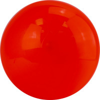 Мяч для художественной гимнастики однотонный d19см ПВХ AG-19-02 оранжевый