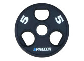 Олимпийский диск в уретане Precor FM\UPP-5KG\BK-LZ-00 5 кг, черный с лазерной гравировкой