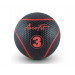Набивной мяч 3 кг Aerofit AFMB3 черный\ красные полоски 75_75