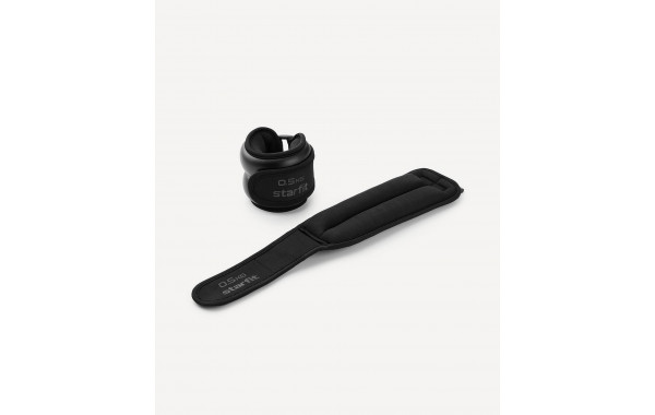 Утяжелители 0,5кг Star Fit WT-701 черный 600_380