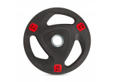 Диск 51мм обрезиненный с 3-мя хватами 15кг VictoryFit VF-ST51150