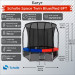 Батут 2,44м Scholle Space Twin 8FT Space BR8FT Blue\Red 75_75