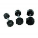 Гантель 7,5кг Perform Better Rubber Encased Hex Dumbbells 4137-7.5\BK-07-00 75_75