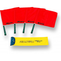 Флаги судейские для волейбола Mikasa комплект из 4 шт BA-17 красный