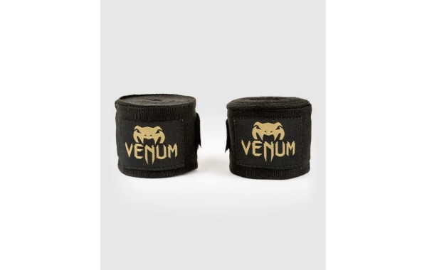 Бинты 250 см Venum Kontact VENUM-0430-126 черный 600_380