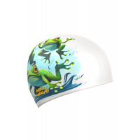 Силиконовая шапочка Mad Wave Frogs HQ M0554 08 0 00W Белый