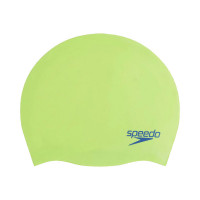 Шапочка для плавания детская Speedo Molded Silicone Cap Jr 8-70990G767, зеленый, силикон