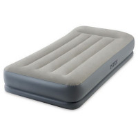 Надувная кровать Intex Mid-Rice Airbed 99х191х30см, встроенный насос 64116