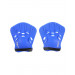 Лопатки для плавания силиконовые (взрослые) Larsen Swim HP10 синий 75_75